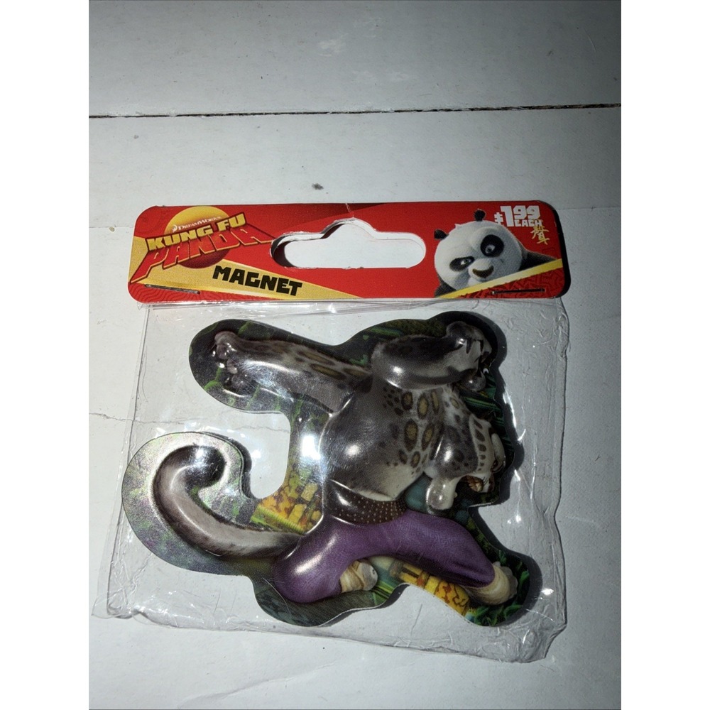 Tai Lung Kung Fu Panda Magnet 2 1/2 Puffy